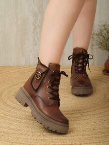 Women Ankle Boots & Booties - Camel - View 3