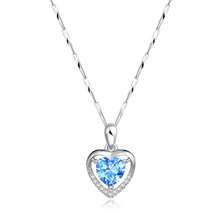 Kids Fine Necklaces - Blue Diamond Necklace - View 6