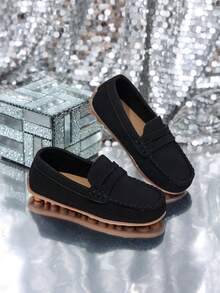 婴儿平底鞋 - 黑色 - 查看 3