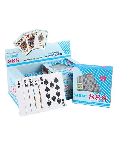 30pcs/Set Black Patterned Gold Edged Reusable Waterproof Playing Cards, Cool Design For Family Entertainment, Games, Drinking, Parties, Birthdays, Gifts, Gatherings, Funny, Creative, Valentine's Day, New Year, Weddings