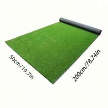 高品质高密度人造草坪垫 - 轻松打造完美绿色景观，适用于室内/室外，是庭院、游乐场、户外花园和阳台装饰以及家居装饰的理想之选。 - 綠色 - 查看 4