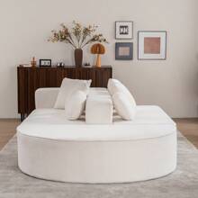 Vollkomprimiertes knochenloses Sofa – Modernes modulares Wolkensofa für Wohnzimmer & Schlafzimmer | Segmentiertes Design, bequemer Chenille-Stoff, hautfreundlich, keine Montage erforderlich | Schlankes Design, platzsparend, XXL-Komfort, Sofalandschaft, Premium-Sofas