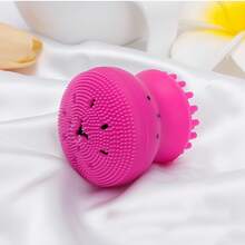 1/2pcs Random Color Octopus Silicone Facial Cleansing Brush, Silicone Hand Held Face Wash Brush, Facial Exfoliating Brush, Hand Held Skin Massage Shampoo Brush, For Deep Cleaning, Gentle Exfoliating Skin Massage Cleansing Brush Beauty Tool - Nhiều màu - Xem 12