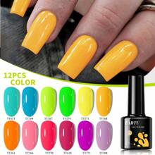 TARTU TARTU Conjunto de 12 Peças de Esmalte de Gel 8ml em Tons de Rosa Nude, Rosa, Roxo, Vermelho, Cinza, Borgonha e Marrom MAR, 12 Cores de Esmalte de Gel Semi-Permanente, Remoção por Imersão para UV/LED, Para Salão e Arte de Unhas DIY em Casa, Presente para Meninas