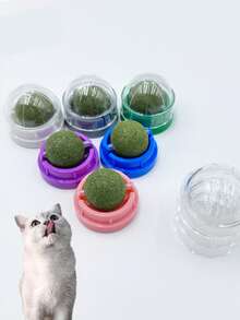 Cat Ball, Licking Spin Ball, Cat Self-Entertainment Ball, Cat Ball, Fragrant Wood Ball, Fruit Ball