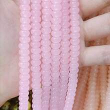 50/100pcs 5mmx8mm Imitation Jade, Agate, Abacus Beads, Loose Beads, Wheel Beads, Spacer Beads, Jewelry DIY Accessories, Bracelets, Keychains, Necklaces Craft Decorations, Beads Materials, Colorful - Please Choose a Color - View 40