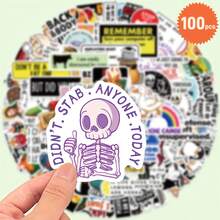 100 Funny And Humorous Doodle Decorative Stickers For Planners, Including Water Bottle And Suitcase Stickers, Perfect For Rewards And Gifts. - 多色的 - 查看 5