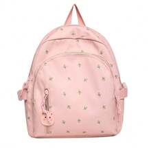 Japanese Style Mini Backpack For Kids - Cute Printed Small Rucksack, Lightweight School Bag For Primary Students - Pink - View 1