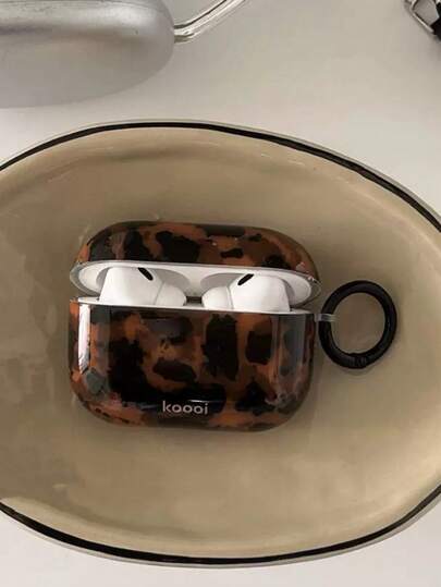 Vintage High-End Tortoiseshell & Leopard Print Pro Protective Case For Pro 2, 3, 4, 3rd/4th Gen Wireless Bluetooth Earphone Soft Cover