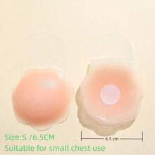 1 Pair Lift Bra Petals, Lightweight Invisible Silicone Nipple Covers For Backless, Strapless Dresses, Summer, Random Delivery Of Straight Or Curved Edge Styles - Multicolor - View 15
