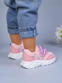 1 Paar Baby Mädchen Mesh Lässig Schuhe, vielseitige Sportschuhe mit niedrigem Schaft für den Herbst