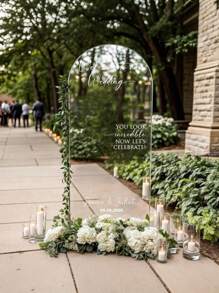 Customized "Welcome To My Wedding" Wedding Decoration Crystal Transfer Stickers, Customized Exclusive Bride And Groom Names And Wedding Date (Five Sizes Available). Valentine's Day Decoration, Customized Sticker Wedding Seating Chart Sticker - Wedding Logo Decoration DIY Wedding Sticker - Seating Chart Sticker Welcome To The Wedding - Customized Sticker Stickers, Christmas - Multicolor - View 3