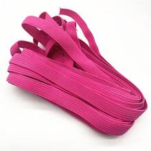 5yards 10mm Elastic Ribbon Sewing Elastic Band Colourful High Elastic Fiat Rubber Band Waist Band Stretch Rope Elastic Ribbon - Pick Colors - View 7