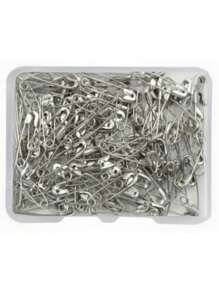 120pcs/Box Mini Pins, Suitable For DIY Clothing And Crafts - Black And White Colors - Durable And Rust-Resistant