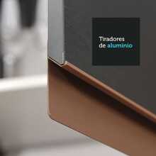 Madesa Kit De 2 Balcones De Cocina con Encimera Reims Negro - Negro - Ver 7