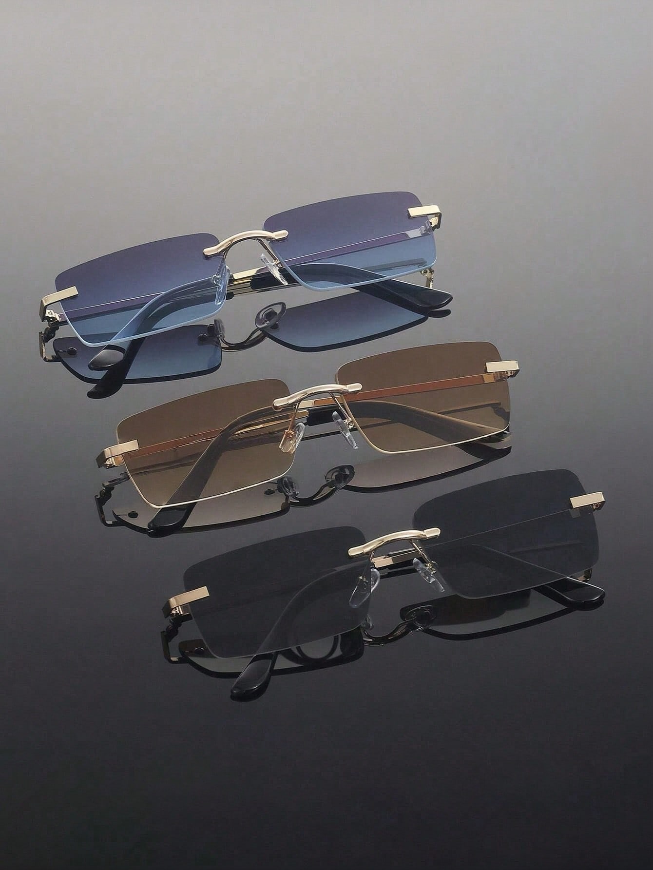 1-3 أزواج من نظارات شمسية كلاسيكية بسيطة، مناسبة ل...