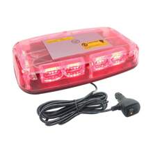 48LEDs Car Roof Top Strobe Lights, High Visibility Emergency Warning LED Strobe Lamp With Magnetic Base, Roof Top Warning Strobe Light, LED Lights Car, Car Accessories, LED Light Bar