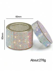 1 件钻石玻璃水晶杯、粉色/AB 指甲水钻、美甲丙烯酸液体粉末美甲杯碗玻璃器皿、美甲刷透明工具、洗甲笔杯美甲用品、美甲工具 - 彩色 - 查看 10