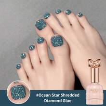 annies 10ml/1pc Spring/Summer Green, Melbourne Blue, Rose Gold Glitter Nail Polish Gel, 2025 New Jade Ice Transparent Whitening Nail Art Nails - Multicolor - View 6