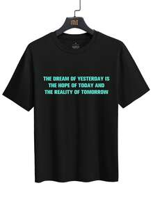 Áo phông Unisex có thể tùy chỉnh: Chọn văn bản bạn cần, Cổ tròn tay ngắn màu đen cổ điển (Cỡ S - XL), Phù hợp cho đội, nhóm và cặp đôi, Dành cho nam và nữ, Món quà tuyệt vời cho gia đình và bạn bè - màu đen - Xem 4