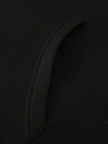 Men Graphic Long Sleeve Cotton Pullover Hoodies, Y2K Streetwear, Grunge Goth Jesus Style, Halloween And Christmas Gift For Couples, - 黑色 - 查看 5