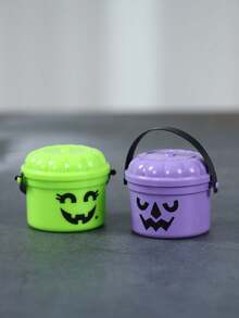 4pcs Halloween Candy Bucket Box Set, Halloween Candy Storage, Vintage Bucket Style Plastic Gift Candy Box Bag, Halloween Party Gift Packaging Box, Halloween Decorations, Halloween Home Decor, Room Decor, Halloween Table Decor, Cute Ghost Face "Trick Or Treat" Candy Gift Box Mini Bucket, Halloween Party Favors, Halloween "Trick Or Treat" Party Table Decor Supplies, Cute Halloween Table Centerpiece - Halloween Cute Bucket - View 9