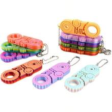 3D打印指环玩具，5合1和3合1 3D打印齿轮球减压感官玩具，冥想齿轮玩具，缓解压力和焦虑，成人玩具，感官玩具，缓解焦虑的趣味礼物，独特礼物 - 彩色 - 查看 8