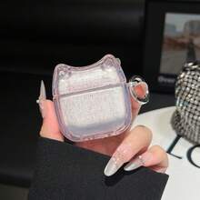 1个猫耳闪光TPU防震耳机保护套，带金属夹，适用于所有型号（1代、2代、3代、4代、Pro、Pro 2、Pro 3），防刮防摔，经久耐用，安装后提供紧密保护。 - 彩色 - 查看 12