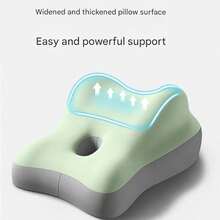 Memory Foam Lumbar Support Pillow For Office Chair & Car – Ergonomic Back Cushion For Pain Relief, Posture Support, Travel & Home Use