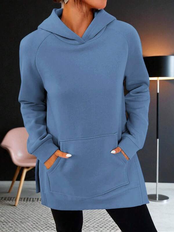 Sudadera De Mujer Comoda y Abrigadora, Deportiva Color Solido y De Buena Calidad, Ideal Para Estar En casa, Salir a la Plaza o Gym