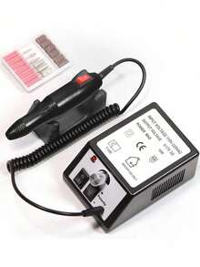 Electric Nail Grinder, Gel Cuticle Remover, Professional Nail Drill Kit, Nail File, Polishing Tools - EU C Type Plug(220-240V) - View 1