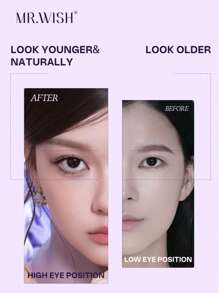 112pcs/Set Innovative Double Lash Stacked Double Magnifying Cooling Thousand Gold Eyes MR.WISH False Eyelashes, Modern Moment Series - Meow Series - Fishing Series Oblique Fly Style - B - View 6