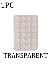 3/5Pcs Multi-Purpose Square Silicone Suction Cup Mobile Phone Holder, 24-Hole Suction Cup With Strong Adhesiveness, 1/10/20/30/40/50/60Pcs,Suitable For Various Scenarios To Prevent Phone Falling, Used For Video, Vibration, And Self-Portrait Phone Accessories