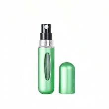 1pcs Refillable Perfume Spray Bottle, Single Pack, Shiny Green Perfume Bottle With Pump Storage Container Suitable For Travel, Living Room, Bedroom, Bathroom Home Decor - 綠色 - 查看 5