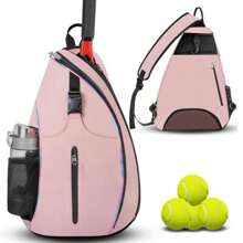 Pickleball Rackets Backpack For Men Women Sports Reversible Pickleball Paddle Bag Tennis Racquetball Badminton Travel Sling Bag