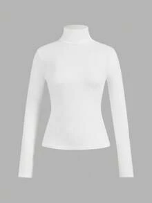 Paquete de 3 Playeras Termica de Mangas Largas de Mujer con Cuello Redondo de gran calidad - Negro Gris Blanco - Ver 4