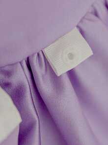 Elegant Satin Bowknot Back Flower Girl Dress For Birthday Party, School Dance, Without Headband