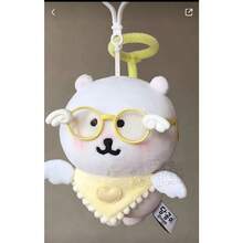 1件装 - 可爱自嘲小熊天使围兜套装，10厘米玩偶，含围兜和围巾（仅含配件，不含玩偶） - 生日礼物、完美礼物、节日礼物、儿童玩偶、圣诞礼物、万圣节礼物、换装玩偶