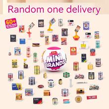 ZURU Mini Brands Retro Single Capsule, Licensed Blind Pack with 60+ Mystery Mini Toys, Rare Collectibles, Random Style for Ages 3+ - 彩色 - 查看 3
