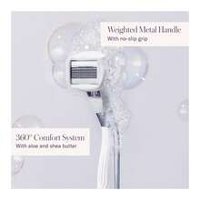 Flamingo Razors For Women, 1 Women'S Razor Handle (Chrome), 5 Blade Razor For Women With Aloe And Shea Butter Glide Strips - 1 Tay cầm + 1 Lưỡi dao - Xem 6