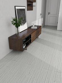 1 Roll Gray Wood Grain Self-Adhesive Floor Sticker, Waterproof Anti-Slip Removable Wallpaper, Thickness: 0.0147in, Suitable For Bathroom, Living Room, Bedroom, Kitchen, RV, Size: 17.7/11.82 X 118/197/394 Inch Room Decor Home Decor Wall Decor Bathroom Decor Bedroom Decor Room Decoration Stuff Living Room Decor House Decor Home Decor Living Room Wall Paper Wallpapers