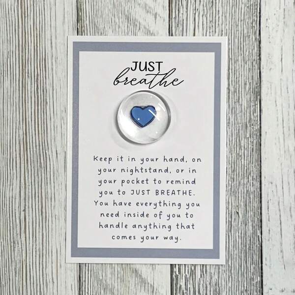 1PC Glass Gem Pocket Token, Comforting Gift For Anxiety, Stress Relief And Encouragement, New Beginnings, New Job Gift, Condolence Gift, Loss Of Loved One Gift, Thinking Of You