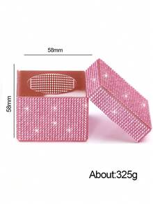 1 件钻石玻璃水晶杯、粉色/AB 指甲水钻、美甲丙烯酸液体粉末美甲杯碗玻璃器皿、美甲刷透明工具、洗甲笔杯美甲用品、美甲工具 - 彩色 - 查看 7