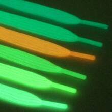 3/6 Pairs Of Night Light Shoelaces, Green/White,Lightweight, Suitable For Low Cut Canvas Shoes, Sports Shoes, Casual Shoes, Unisex,Outdoor Cycling And Running - Xanh lá cây-6 cặp - Xem 7