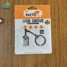 ELETRO Brand High Speed Metal USB Flash Drive 8G 16G With Keychain Compatible With Cell Phones And Laptops - EL-aU-16 16G - View 3