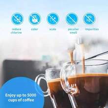 4 Pack Coffee Machines Filter Compatible With Philips Saeco AquaClean CA6903, Aqua Clean Water Filter For Fully Automatic Dedicated AntiLime Scale - 最初的 - 查看 4