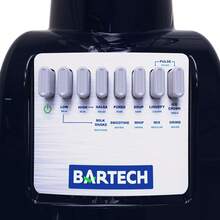 Combo Licuadora Bartech 750 Watts 10 velocidades vaso vidrio 2 lts. con vaso plastico procesador de 750 ml Negro - Negro - Ver 2