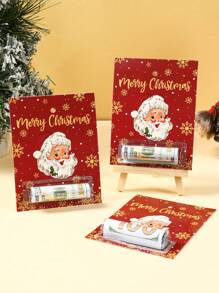 6 piezas Ideas de regalo de Navidad Portamonedas de regalo, Diseño de Papá Noel, Regalos en efectivo de Navidad, Rellenos de calcetín de Navidad, Sobres de Navidad, Embalaje de regalo de Navidad, Bolsas rojas de Navidad, Rellenos de bolsas de Navidad, Tarjetas de Navidad, Feliz Navidad, Decoraciones navideñas para el hogar, Decoraciones de árbol de Navidad, Adornos navideños, Nochebuena, Navidad, Decoración de Año Nuevo 2026