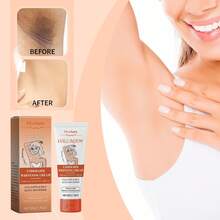 OceAura 50g Body Whitening Bleach Cream Improve Chicken Skin Remove Dark Spots Pigmentation Increase Elasticity Lightening Skin Moisturizing Nourishing For Dark Delicate Underarm Skin Joints - 白色 - 查看 3