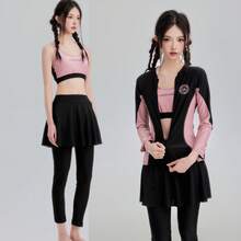 Swim Gear Sets - NA2522 negro + rosa - Ver 4